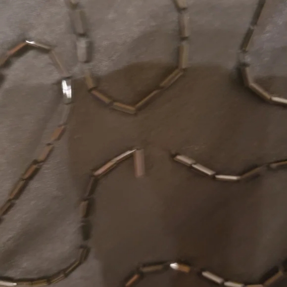 ROYAL FEELINGS | Silk Sequined Beaded Blouse/Cover-Up sz 2X - Picture 6 of 9